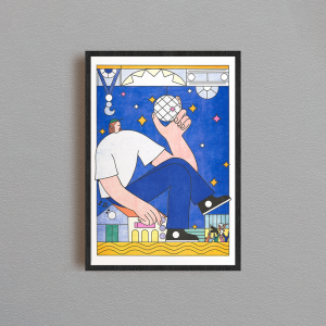 L&rsquo;affiche illustree du Transbordeur