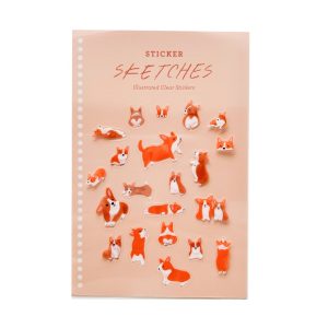 Planche de Stickers Corgi