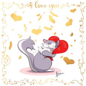I love you – CARTE POSTALE