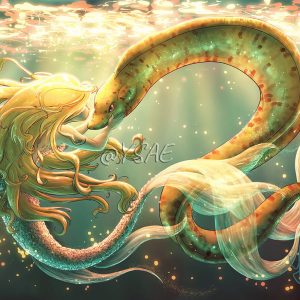 La sirène et la murène – AFFICHE A4