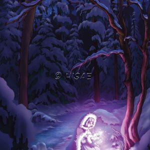 La lumière de Yule – CARTE POSTALE