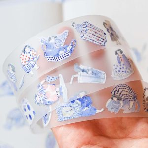 Blue & White Tape (PET)