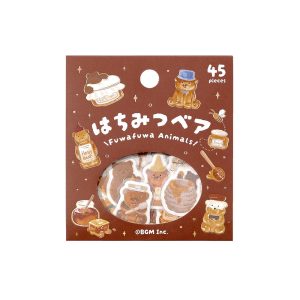 Stickers Flocons Fuwafuwa Animals – Honey bear